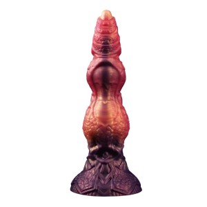 POWER MONSTERS - SAVAGE BEASTLORD TRICOLOR FANTASY GODEMICHET EN SILICONE 24 CM Ø 5 CM